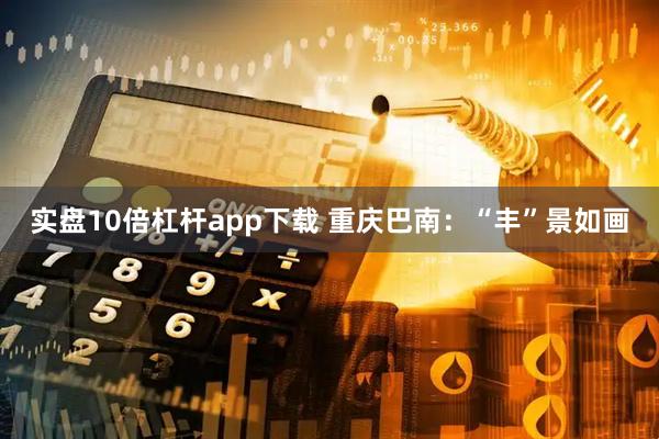 实盘10倍杠杆app下载 重庆巴南：“丰”景如画
